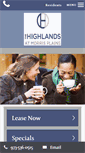 Mobile Screenshot of highlandsmorrisplains.com