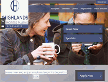 Tablet Screenshot of highlandsmorrisplains.com